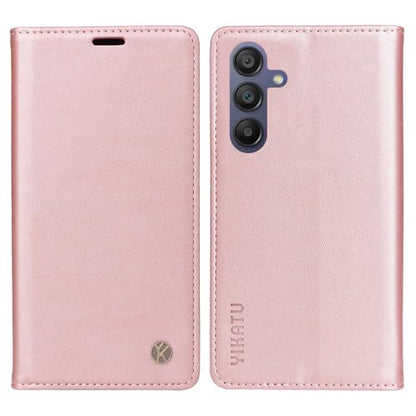 Compatible with Samsung Galaxy A16 Wallet Case PU Leather Flip Folio Case with Card Holder Magnetic Closure Shockproof Protective Phone Cover Rose Gold - color: Rose Gold, size: Samsung A16