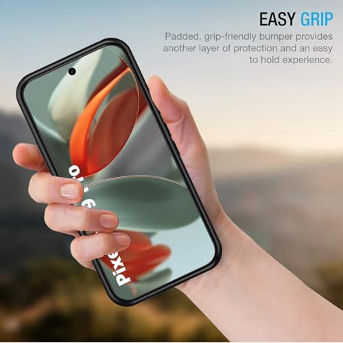 Battery Case for Pixel 9/9 Pro,10000mAh Portable Protective Smart Wireless Charging Case Support Carplay Compatible with Pixel 9/9 Pro(6.3 inches)Rechargeable Extended Battery Charger Cover(Black) - size: for Pixel 9/9 Pro