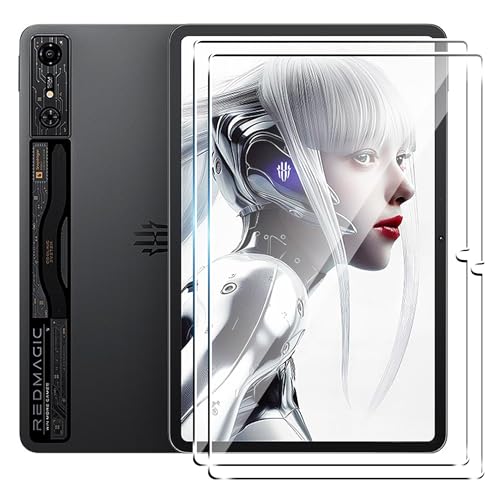 for Red Magic Nova 10.9 inch Screen Protector,9H Hardness, Anti-Scratch, Tempered Glass flim, Case Friendly,Anti-Scratch,(2PACK) - color: Red Magic Nova