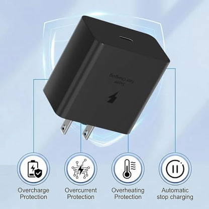 60W USB C Fast Charging Block Type C Wall Plug Charging Brick - size: 10FT-2Pack