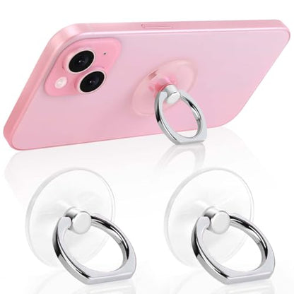 2 Pack Jsoerpay Cell Phone Ring Holder, Silver - color: Silver 2
