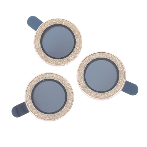 Mipcase 3pcs Camera Lens Protectors Scratch-resistant Covers Easy to Install Compatible Pro Stylish Design