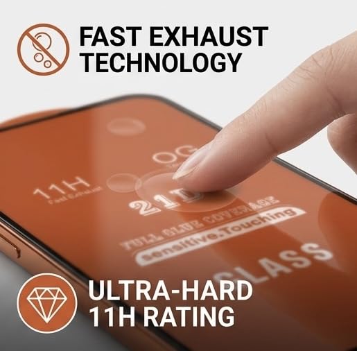 Screen Protector compatible with iPhone 17 Pro Max 2/3/4 Pack Tempered Glass, 9H Hardness, Anti-Scratch, HD Clear, Case Friendly, Easy Install Frame, 2025 Release (2)