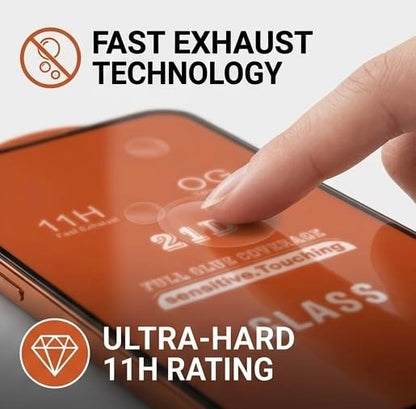 Screen Protector compatible with iPhone 17 Pro Max 2/3/4 Pack Tempered Glass, 9H Hardness, Anti-Scratch, HD Clear, Case Friendly, Easy Install Frame, 2025 Release (2)