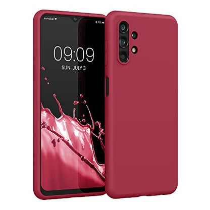 kwmobile Case Compatible with Samsung Galaxy A13 4G Case - Soft Slim Protective TPU Silicone Cover - Sweet Cherry - color: Sweet Cherry, size: Galaxy A13 4G