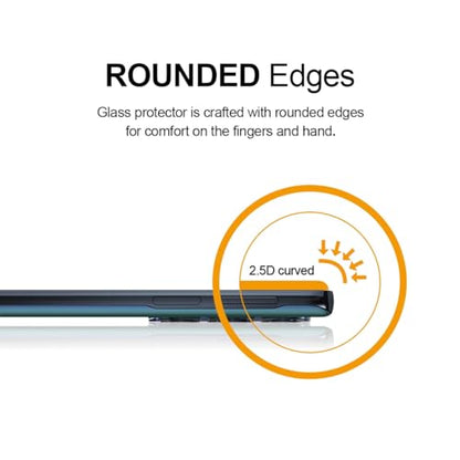 Supershieldz (3 Pack) Designed for Motorola Edge (2022) Tempered Glass Screen Protector, Anti Scratch, Bubble Free