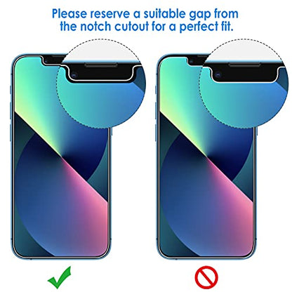 JETech Screen Protector for iPhone 13 Pro Max, 3-Pack | HD Clear, Face ID Compatible, Anti-Scratch Glass - size: iPhone 13 Pro Max