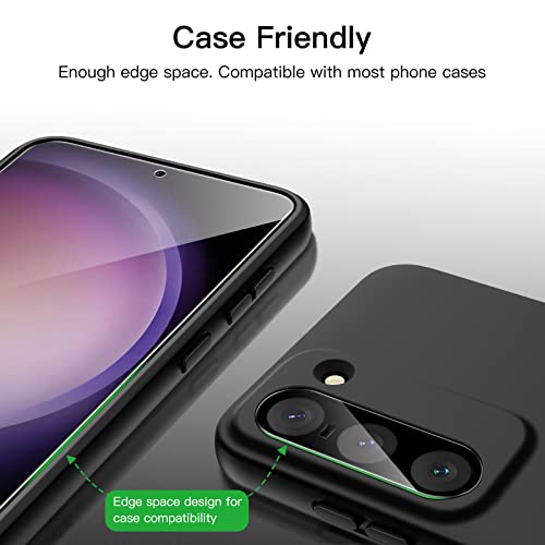 JETech Screen Protector for Galaxy S23 Plus, 2+2 Pack - size: Galaxy S23 Plus
