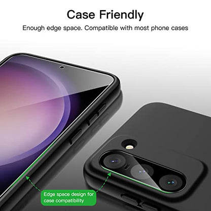 JETech Screen Protector for Galaxy S23 Plus, 2+2 Pack - size: Galaxy S23 Plus