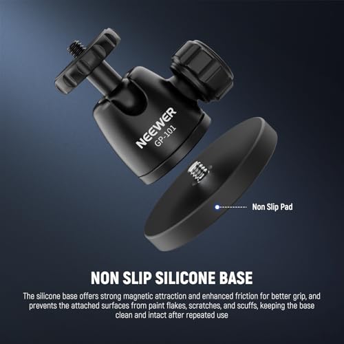 NEEWER Basics Magnetic Action Camera Mount for Car Video Recording, GP-101 - style: GP-101