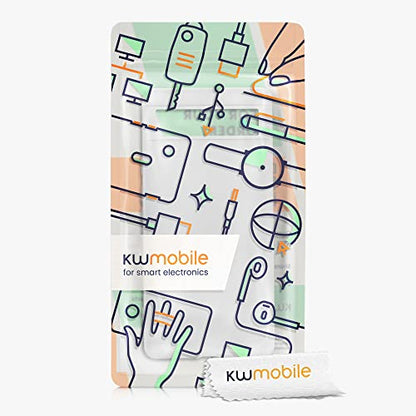 kwmobile Case Compatible with Google Pixel 6a Case - Soft Slim Protective TPU Silicone Cover - White Matte - color: white matte