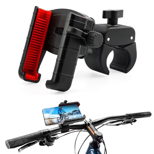 Universal Motorcycle Phone Mount, Vibration Damping Bike Phone Holder