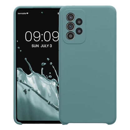 kwmobile Case Compatible with Samsung Galaxy A52 / A52 5G / A52s 5G Case - Slim TPU Silicone Phone Cover - Soft Touch Finish - Arctic Night - color: Arctic Night, size: Galaxy A52 / A52 5G / A52s 5G