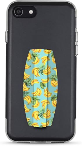 Gear Beast Universal Cell Phone Grip - Ultra Slim Elastic Finger Holder & Phone Stand - color: Bananas