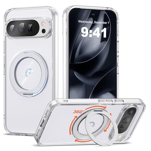 Compatible with Google 9/10 Pro XL Case with Stand 6.8",Clear - color: Clear, size: Google Pixel 9 Pro XL/Pixel 10 Pro XL