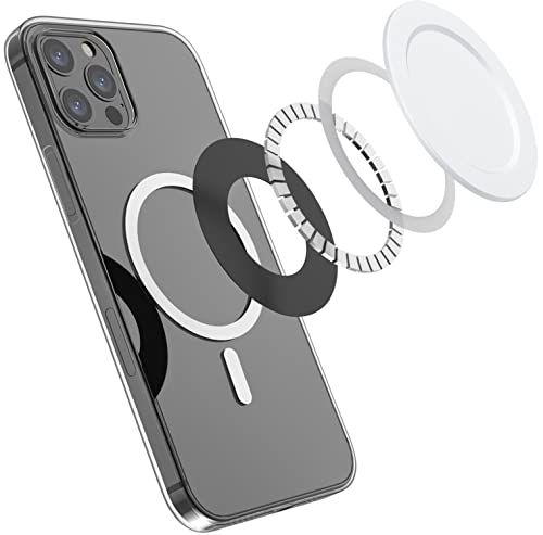 metisinno Magnetic Base Compatible with PopSocket Phone Grips and iPhone MagSafe Cases, White - color: White, style: Base