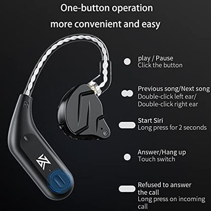 CCA KZ AZ09 IEM Bluetooth Adapter,Bluetooth 5.4 Ear-Hook Module - size: AZ09-C