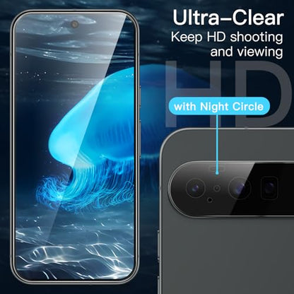 JETech Screen Protector for Google Pixel 10, 2+2 Pack - size: Pixel 10