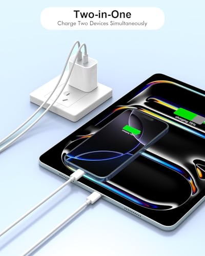 iPhone 17 Charger,USB C Charger Fast Charging with USBC to USBC Cable 2Pack - size: 3FT