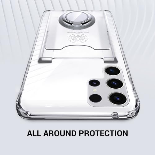 Shields Up for Samsung Galaxy S24 Ultra Case with Card Holder Stand, Clear - color: Clear, size: Galaxy S24 Ultra