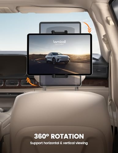 Lamicall Tablet Holder for Car Headrest - [Thick Case Friendly] - size: 1 Pack