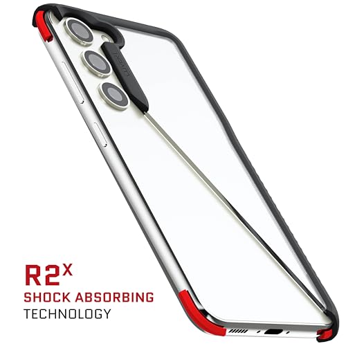 Ghostek Covert Galaxy S23 Case Clear with Military Grade Shockproof Protection, Non-Slip Grip, Protective Silicone Phone Cover Designed for 2023 Samsung Galaxy S23 (6.1") (Black) - color: Black [Limited], size: Galaxy S23