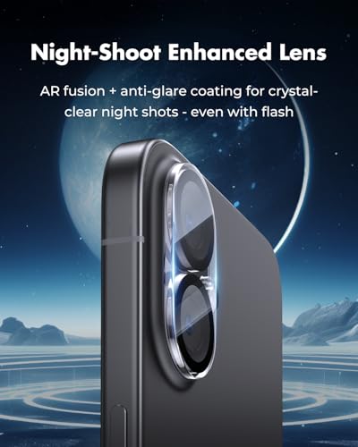 UNBREAKcable iPhone 16 Plus Screen Protector & Camera Lens Protector - size: iPhone 16 Plus