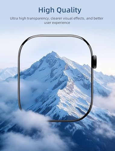 [8 Pack] Screen Protector for Apple Watch 42mm Series 10 Anti-Scratch,iWatch Self-Healing Soft TPU,Bubble-Free,HD Clear Soft Watch Film,Touch Sensitive,Ultra-thin for iWatch Accessories - size: 42mm Series 11/10