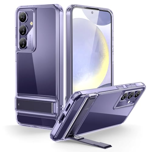 ESR for Samsung Galaxy S24 Ultra Phone Case, 3 Stand Modes Kickstand for S24 Ultra Cover, Military-Grade Drop Protection, Slim Fit, Boost Series Case, Clear Purple - color: Boost-ClearPurple