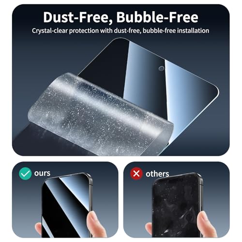 Screen Protector & Camera Lens Protector for Samsung Galaxy S25 Ultra, HD Tempered Glass, High Light Transmittance, 9H 2.5D Edge Anti-Scratch Shatterproof Case-Friendly, 3 Pack Each - color: S25 Ultra Clear
