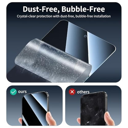 Screen Protector & Camera Lens Protector for Samsung Galaxy S25 Ultra, HD Tempered Glass, High Light Transmittance, 9H 2.5D Edge Anti-Scratch Shatterproof Case-Friendly, 3 Pack Each - color: S25 Ultra Clear