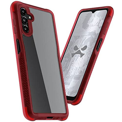 Ghostek COVERT Red Galaxy A13 5G Case Clear Hard Back Shockproof Protective Phone Cover Premium Slim Thin Lightweight Design Heavy Duty Designed for 2021 Samsung A13 5G (6.5inch) (Red-Limited Edition) - color: Red [Limited], size: Galaxy A13 5G