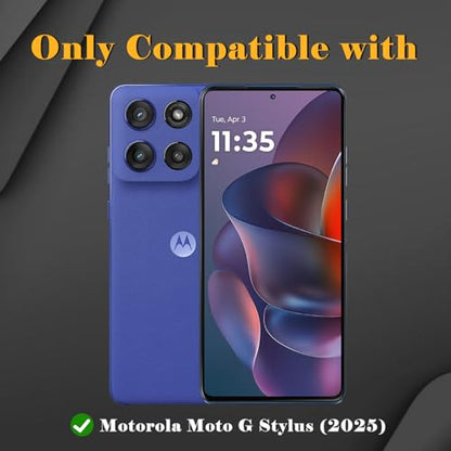 2 Pack Privacy Screen Protector for Motorola Moto G Stylus 2026 2025 / Motorola Moto Edge 60 Stylus, Tempered Glass Film full Coverage Anti Scratch, Anti-Spy, 9H Hardness, Bubble Free - size: Motorola G Stylus 2026&2025 / Edge 60 Stylus