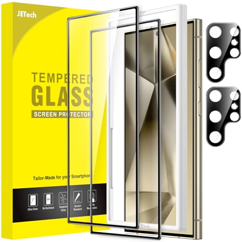 JETech Screen Protector for Samsung Galaxy S24 Ultra, 2+2 Pack - size: Galaxy S24 Ultra