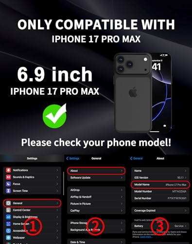 Privacy Screen Protector for iPhone 17 Pro Max Gradient 2 Pack - color: For iPhone 17 Pro Max (red)