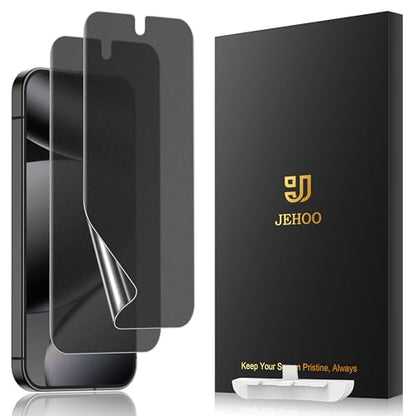 [2 Pack Anti Glare Matte Privacy TPU Screen Protector for Google Pixel 10 Pro (Not Glass), Fingerprint Sensor Compatible, Full Adhesive Flexible Film, Easy Installation - size: Pixel 10 Pro