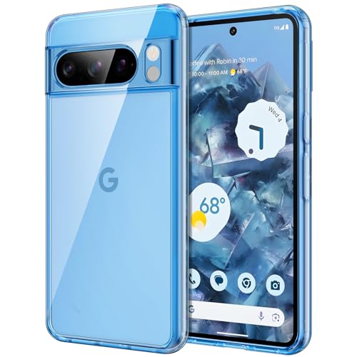 JETech Case for Google Pixel 8 Pro, Anti-Yellowing, Bay | Shockproof Protection, Scratch Resistant Hard PC Back, Durable Transparent TPU Bumper - color: Bay, size: Pixel 8 Pro