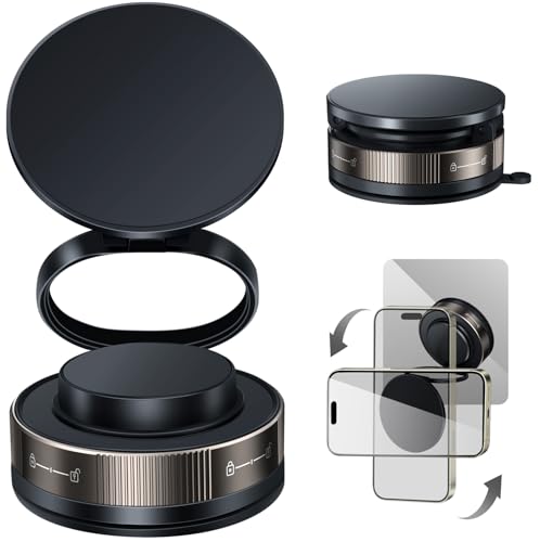 Vacuum Suction Magnetic Phone Holder for iPhone 17 16 15 14 13 Pro