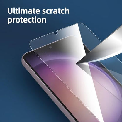 NEW'C for Samsung Galaxy S24+ (S24 Plus) 5G Screen Protector Tempered Glass - size: S24+ 6.7 inches