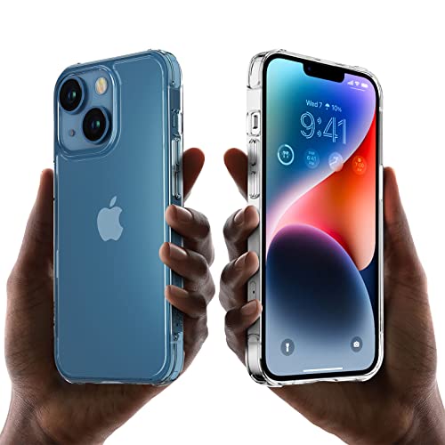 Mkeke for iPhone 14 Case for iPhone 13 Case Clear Transparent Shockproof Bumpers Cases for iPhone 13/14 Phone Case - size: for iPhone 13/14 Case 6.1"
