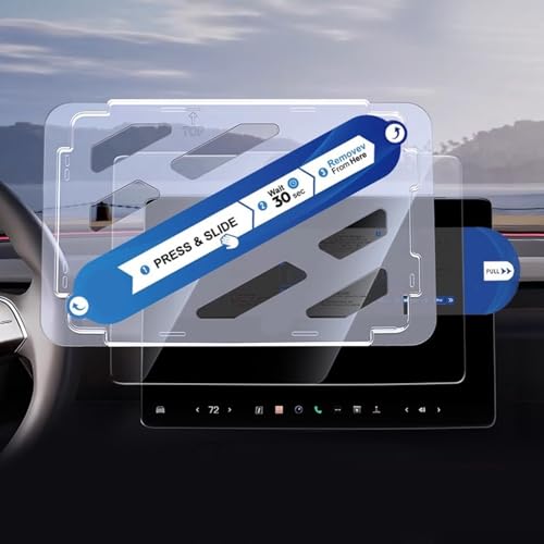 Glass Film with Positioning Frame for 3 Y Screen Protector Center Control Screen Protections Film