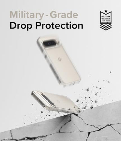 Ringke for Google Pixel 9 Pro XL Case [Fusion Matte Clear] | Oil & Dirt Resistant, Anti-Fingerprint Technology Prevents Oily Smudges, Frosted Coating Feels Velvety Soft - size: Pixel 9 Pro XL