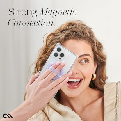 Case-Mate Magnetic Phone Loop Grip - MagSafe Holder - Purple Sparkle - color: Purple Sparkle