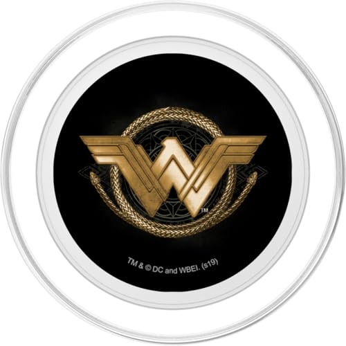 Wonder Woman Movie Golden Lasso Logo PopSockets PopGrip for MagSafe - style: Magnetic PopGrip