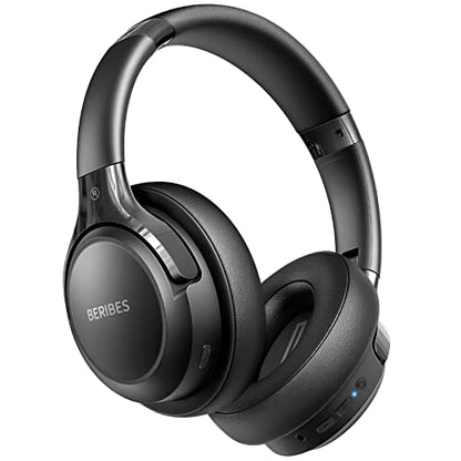 BERIBES Bluetooth Headphones Over Ear Wireless HiFi Stereo Headsets 65H 6EQ - color: Black