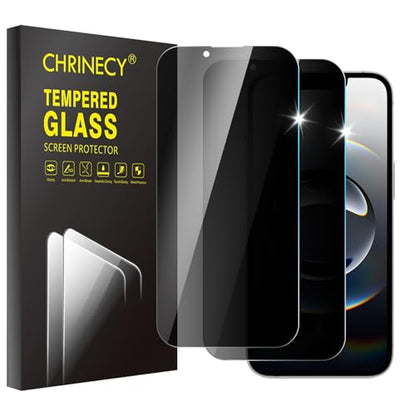 2 Pack Privacy Screen Protector for iPhone 17e/16e/14/13/13 Pro - size: 17e/16e/14/13/13 Pro