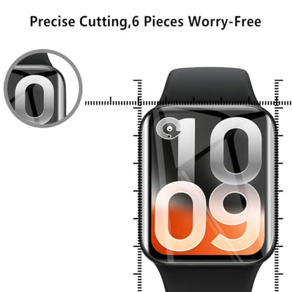 6-Pack for Xiaomi Smart Band 10 Pro Screen Protector, Soft Flexible TPU Ultra-Thin Self-Healing Bubble-Free Protective Film for Xiaomi Band 10 Pro, HD Clear Case-Friendly Easy Installation - size: Xiaomi Smart Band 10 Pro