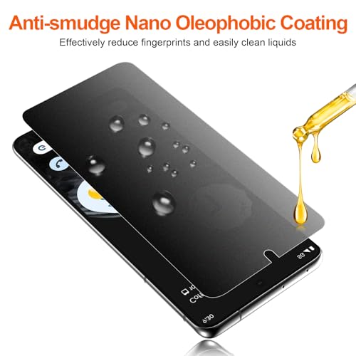 2 Pack for Google Pixel 7 Pro Matte Privacy Screen Protector 6.7 Inch[Not Glass], Anti-Scratch, Anti-Glare, Support fingerprint Unlock - size: Google Pixel 7 Pro