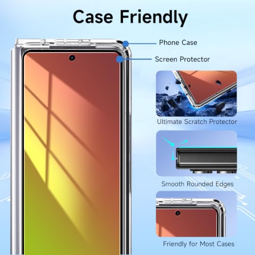 LYWHL 2-Pack Z Fold 8 Ultra Privacy Screen Protector Gradient Colorful - size: Samsung Galaxy Z Fold 8 Ultra