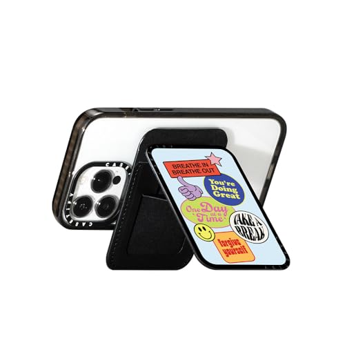 CASETiFY Snappy Card Holder Stand Compatible with Magsafe - Doing Great - color: Doing Great